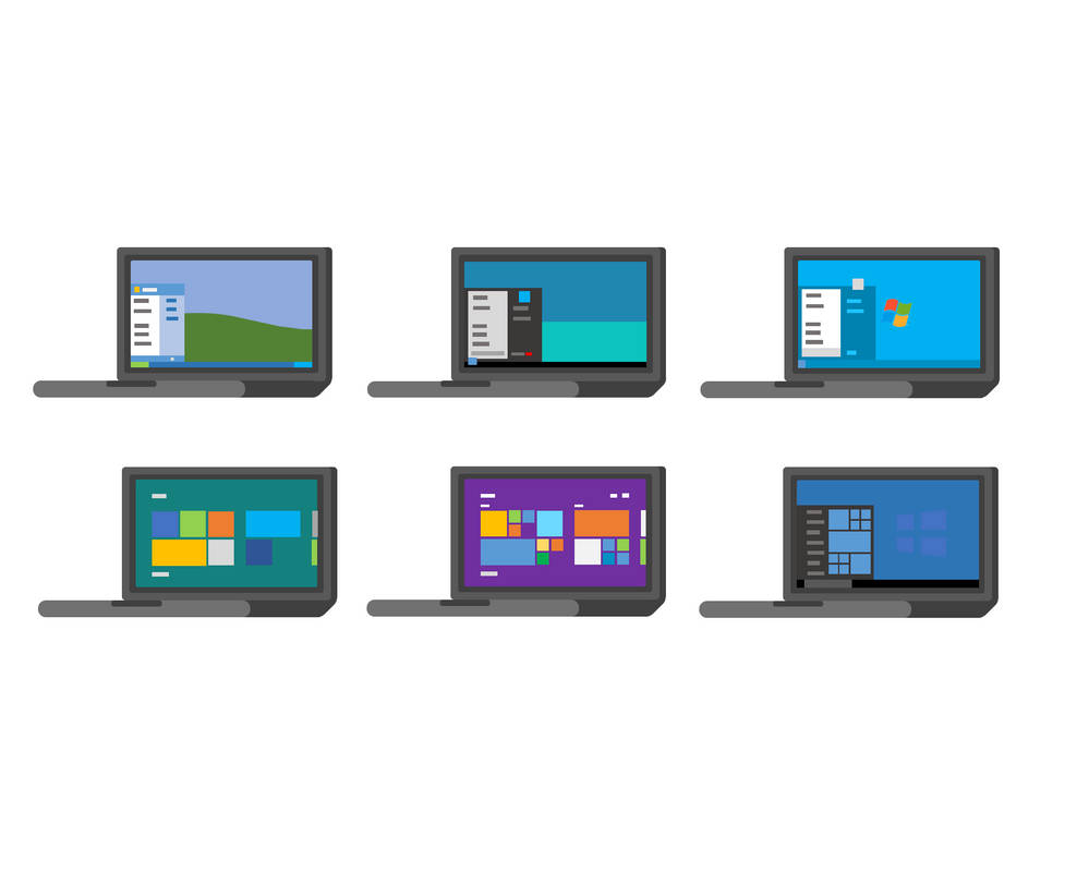 Windows Versions by holoGEI on DeviantArt