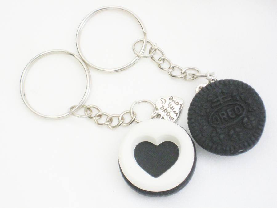 Oreo BFF Key Chain Made With Love by SaphirazlilJewels on DeviantArt