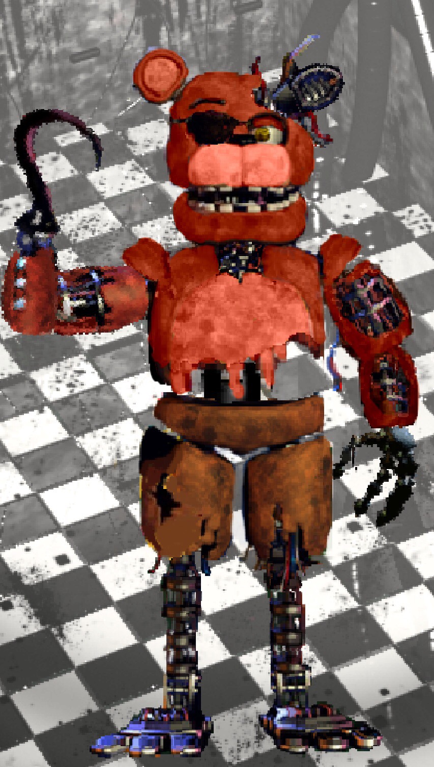 FNAF2: Withered Foxy by Thrakirzod on DeviantArt