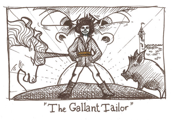 Inktober day 16 - The Gallant Tailor