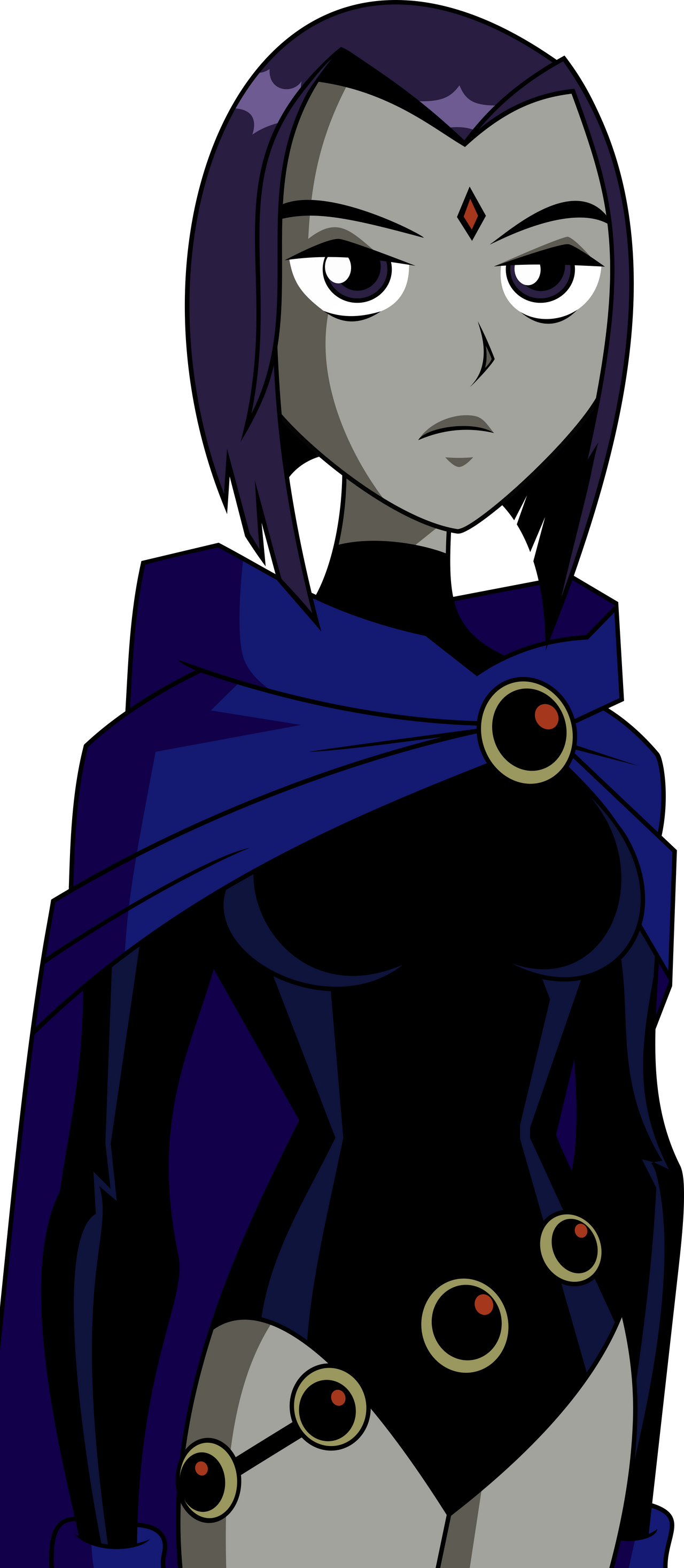 Raven (Teen Titans) by FuzzyBrushy on DeviantArt