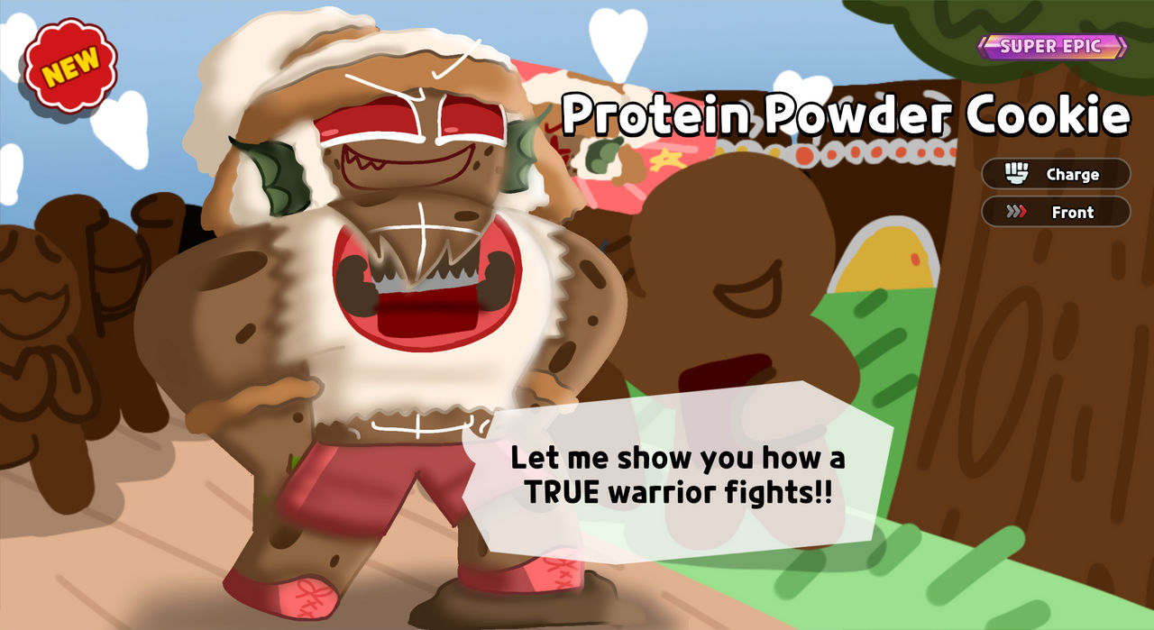 Cookie Run OC: Protein Powder Gacha Screen Redraw by artsymongoose on ...