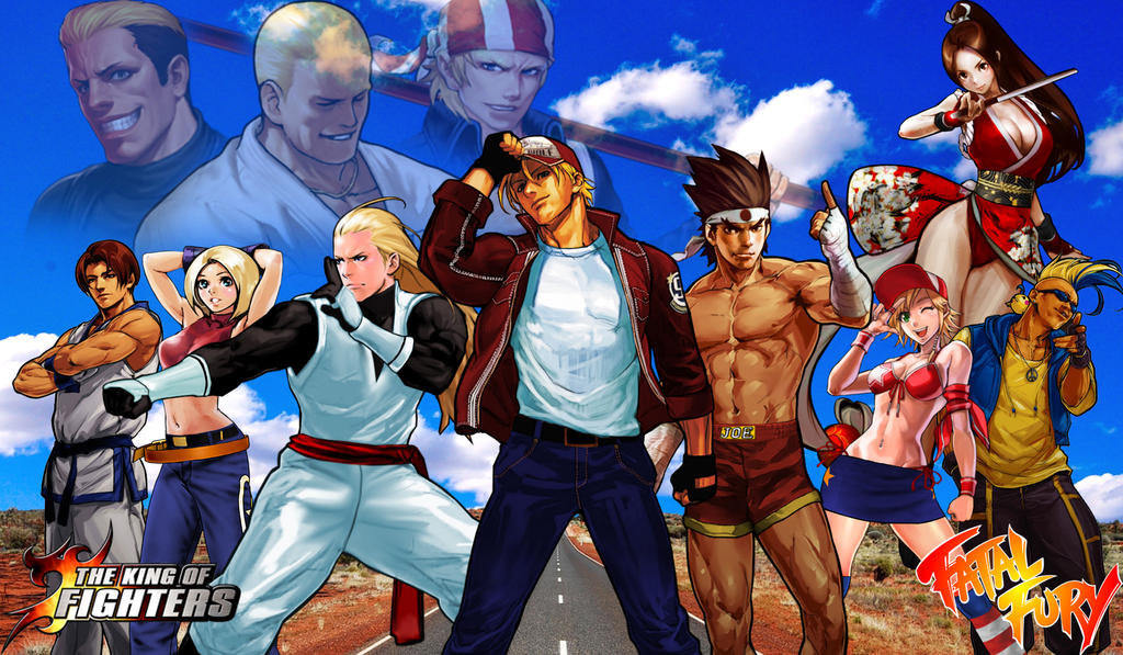 FATAL FURY TEAM  King of fighters, Fighter, Capcom art