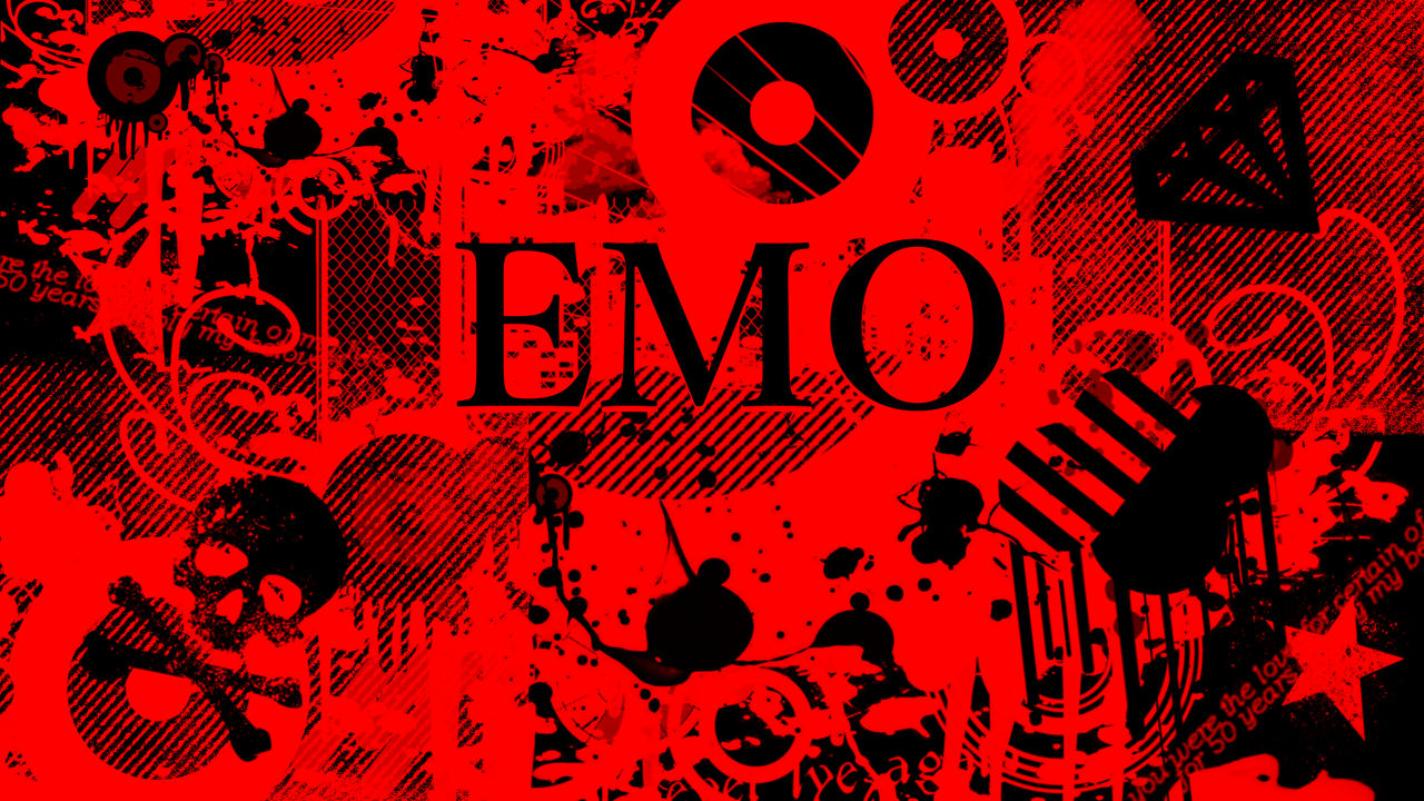 Emo Red Wallpaper by XxTenshiDarkxX on DeviantArt