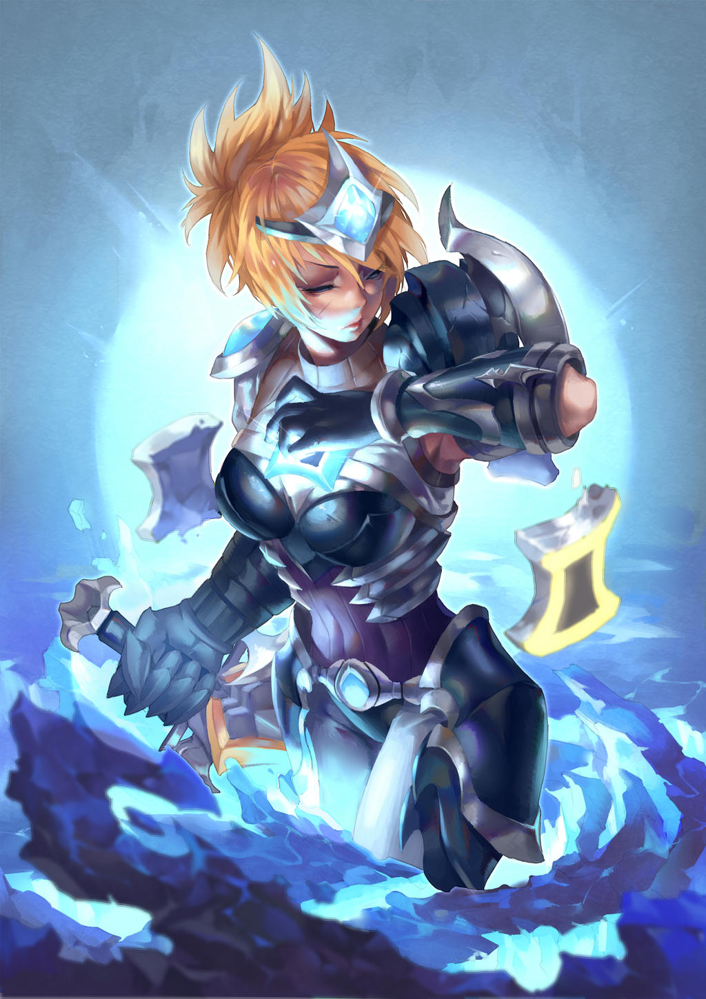 FANSKIN(RIVEN)(a part of the picture) by Kair030 on DeviantArt