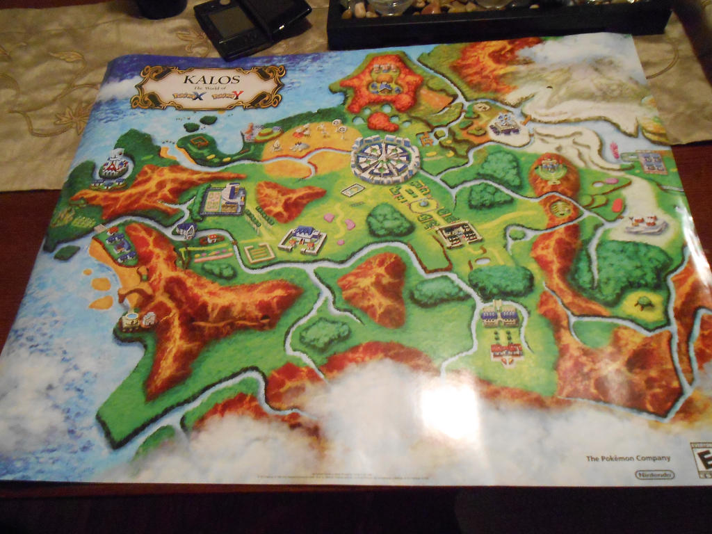 Pokemon Xy Poster Kalos Map By Solidsnivy97 On Deviantart Pokemon Xy Poster Kalos Map By Solidsnivy97 On Deviantart