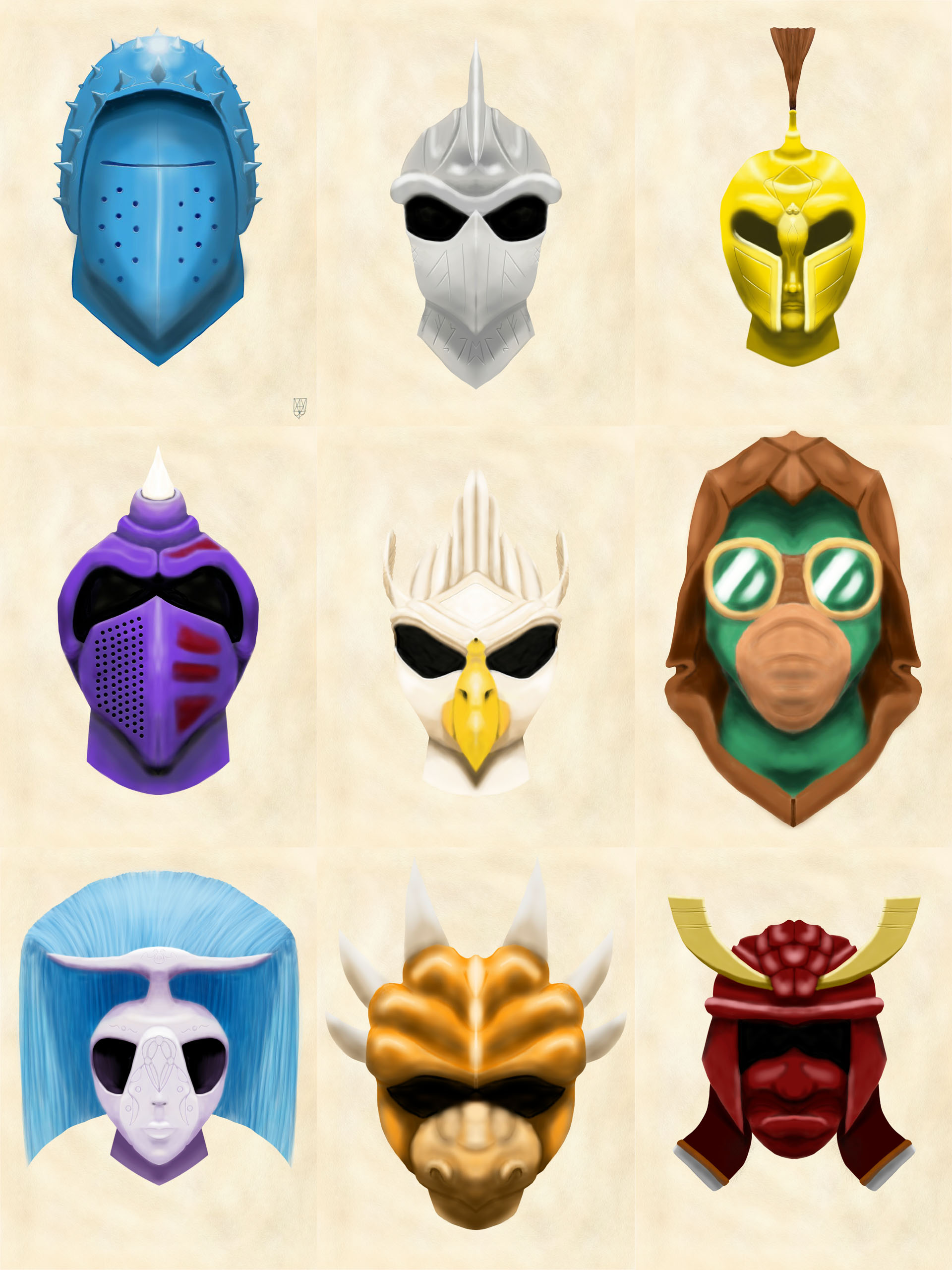 Concept Helms, Pt 1: Digital Remake