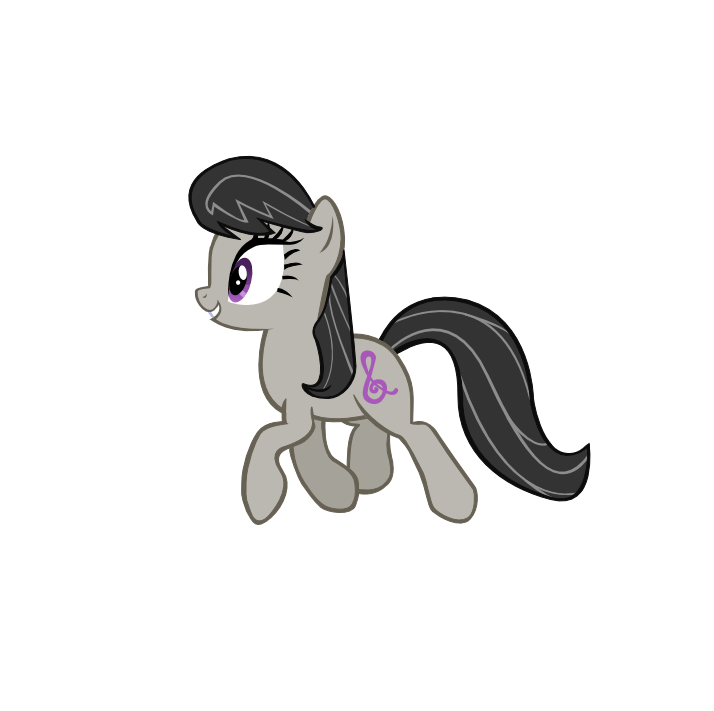 Trotting Octavia (Still Vector) by PineappleSurferMoon
