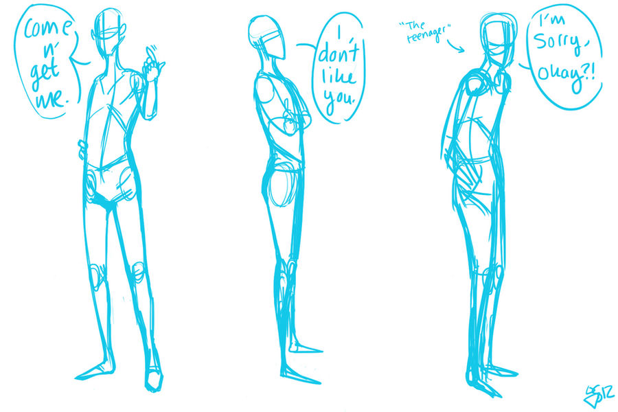Standing Pose Deviantart Base Standing Poses Practice by ShadowIZ on DeviantArt