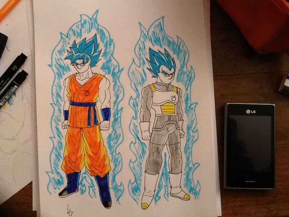 Goku And Vegeta Drawing At Getdrawings - Vegeta Super Saiyan