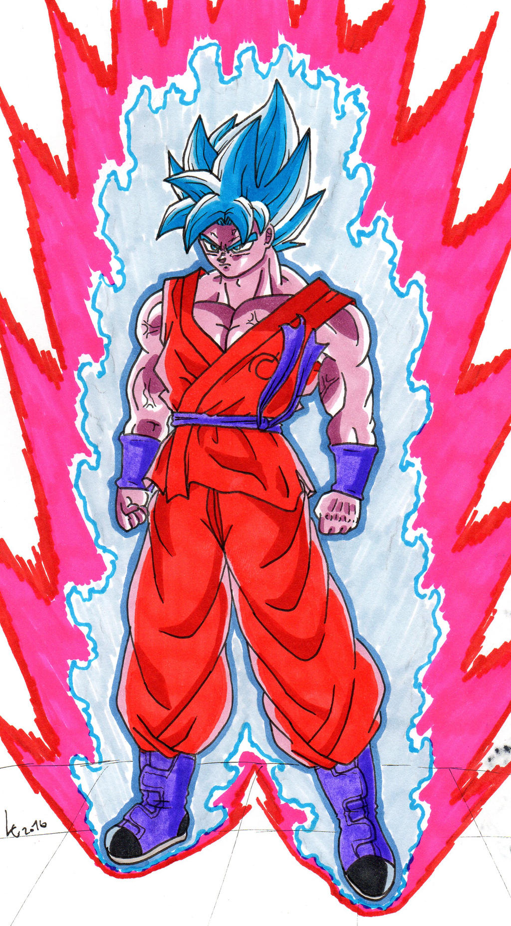 Goku Super Saiyan Blue Kaioken X10 Wallpaper Gambarku.