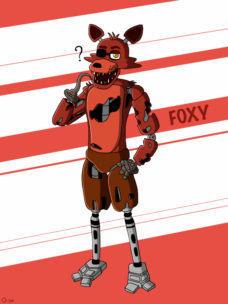 FNAF - Withered Foxy by BootsDotEXE on DeviantArt