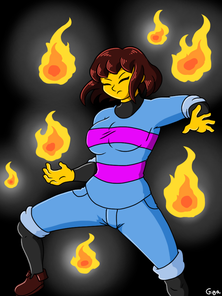 Fallbacktale Frisk Beyondtale Frisk by Gigagoku30 on DeviantArt