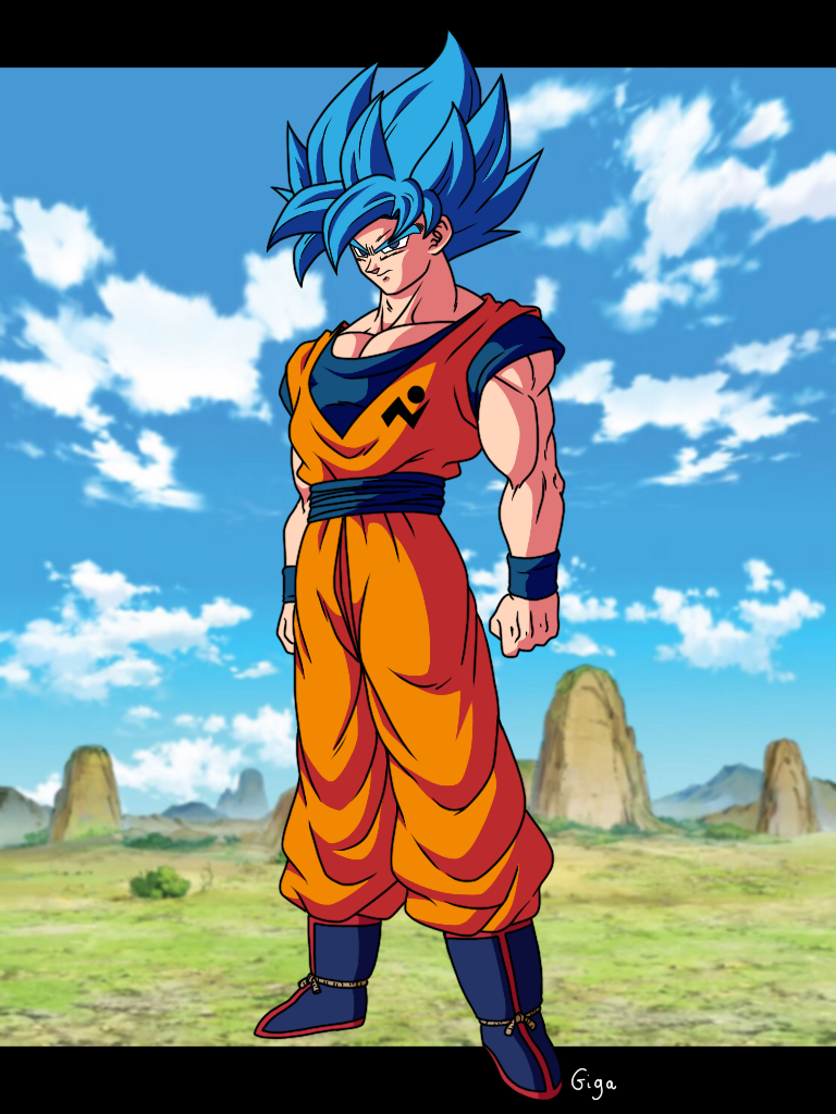 Gogeta Super Saiyan Blue [DBS Broly] by Teejee67 on DeviantArt