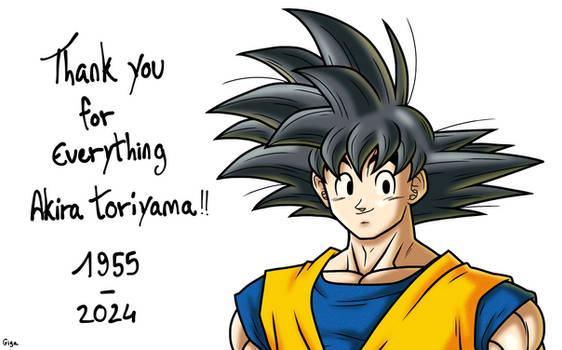 Thank you for everything Toriyama-sensei