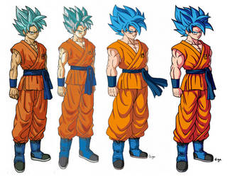 Goku Blue Redraw 2024