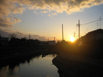 sunset sky near my apartment