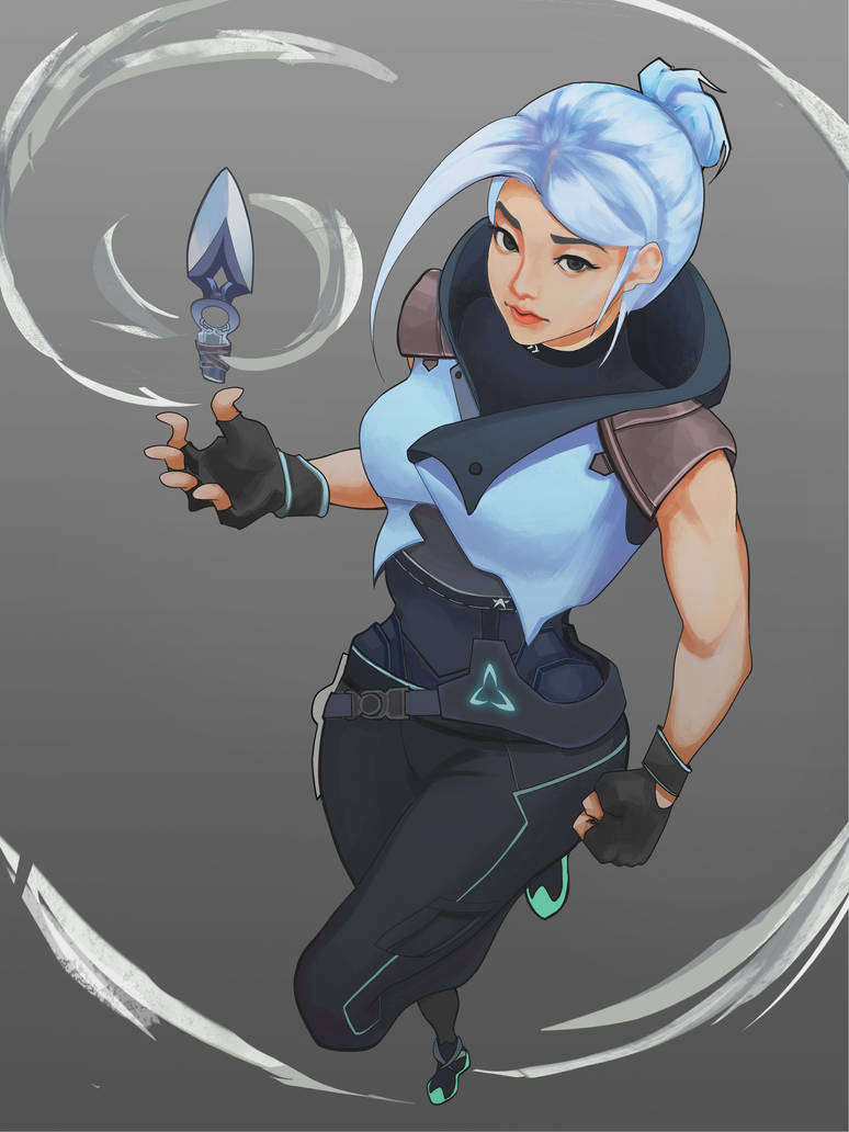 Valorant Jett fanart. by helkeii on DeviantArt