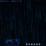 Terablitz Matrix Blue Rainmeter Skin 1.11.b 01