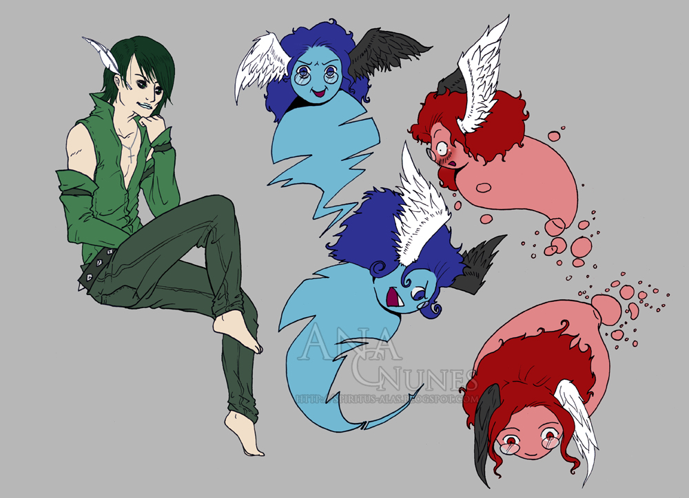 The Muse and the Helpers by DreamGazer-NightAnge