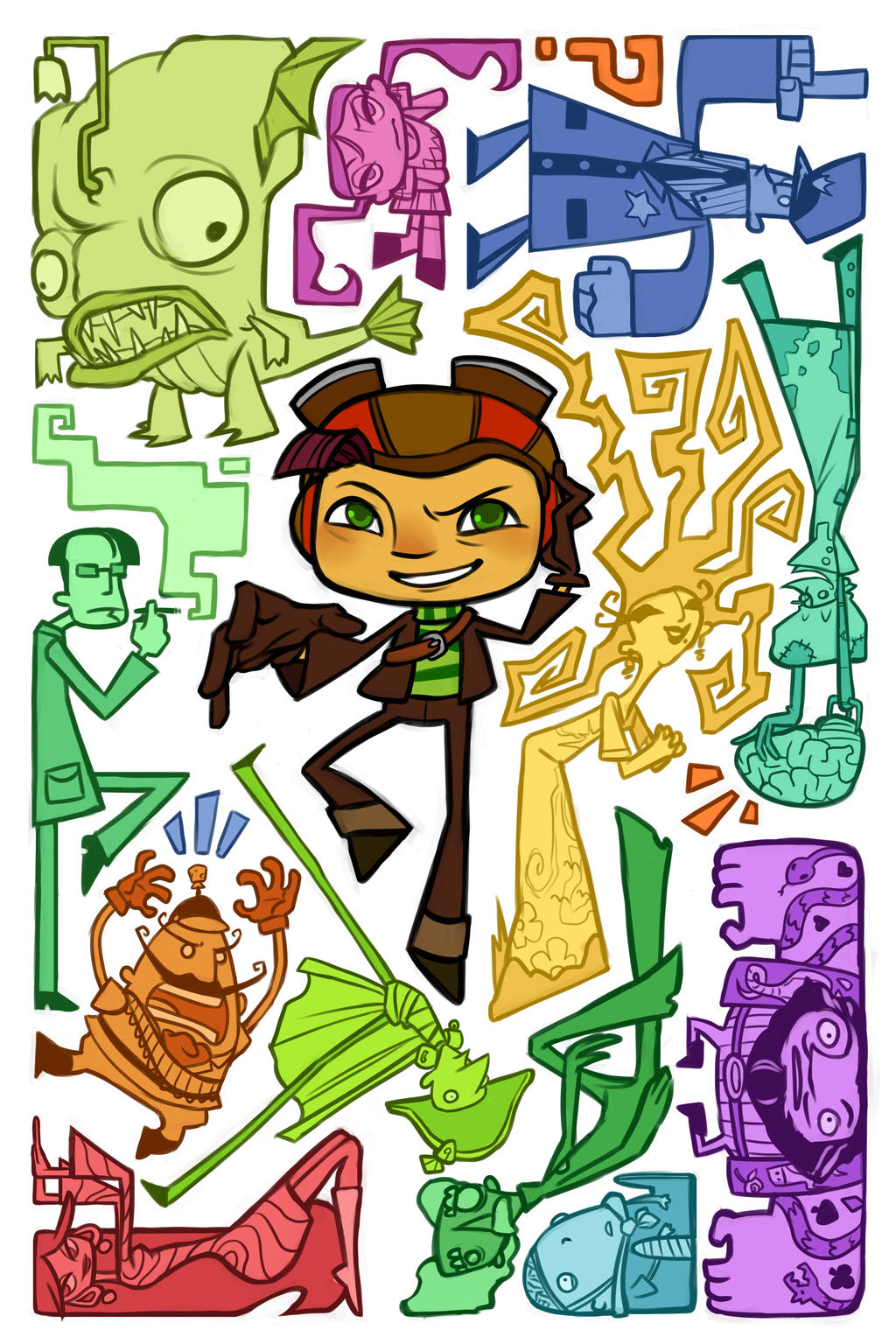 Psychonauts Print