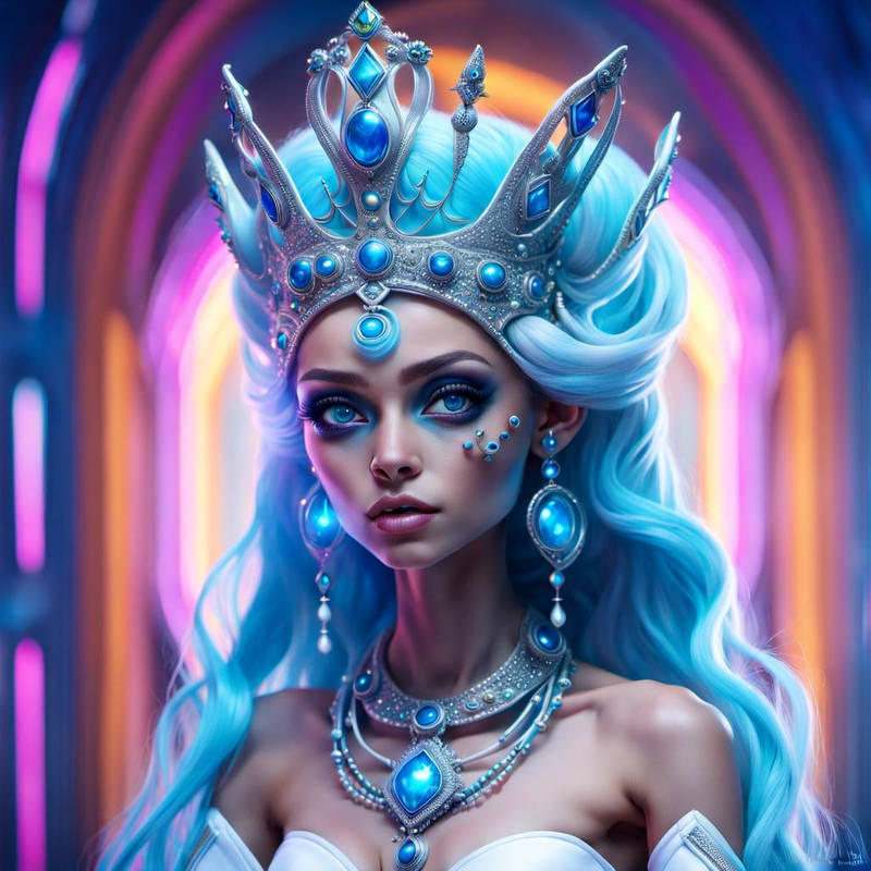 Alien Picture Reealistic Princess An Extremely Stunningly Beautiful Alien Princess W by MoonSkye2020 on ...