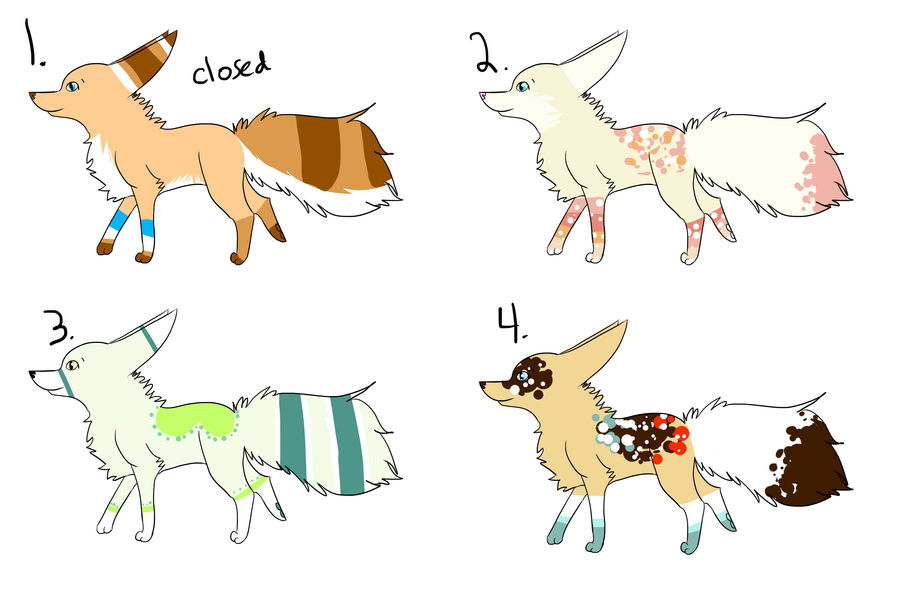 Fox Adaptables Fox Adoptables (Open) by Schuffles on DeviantArt