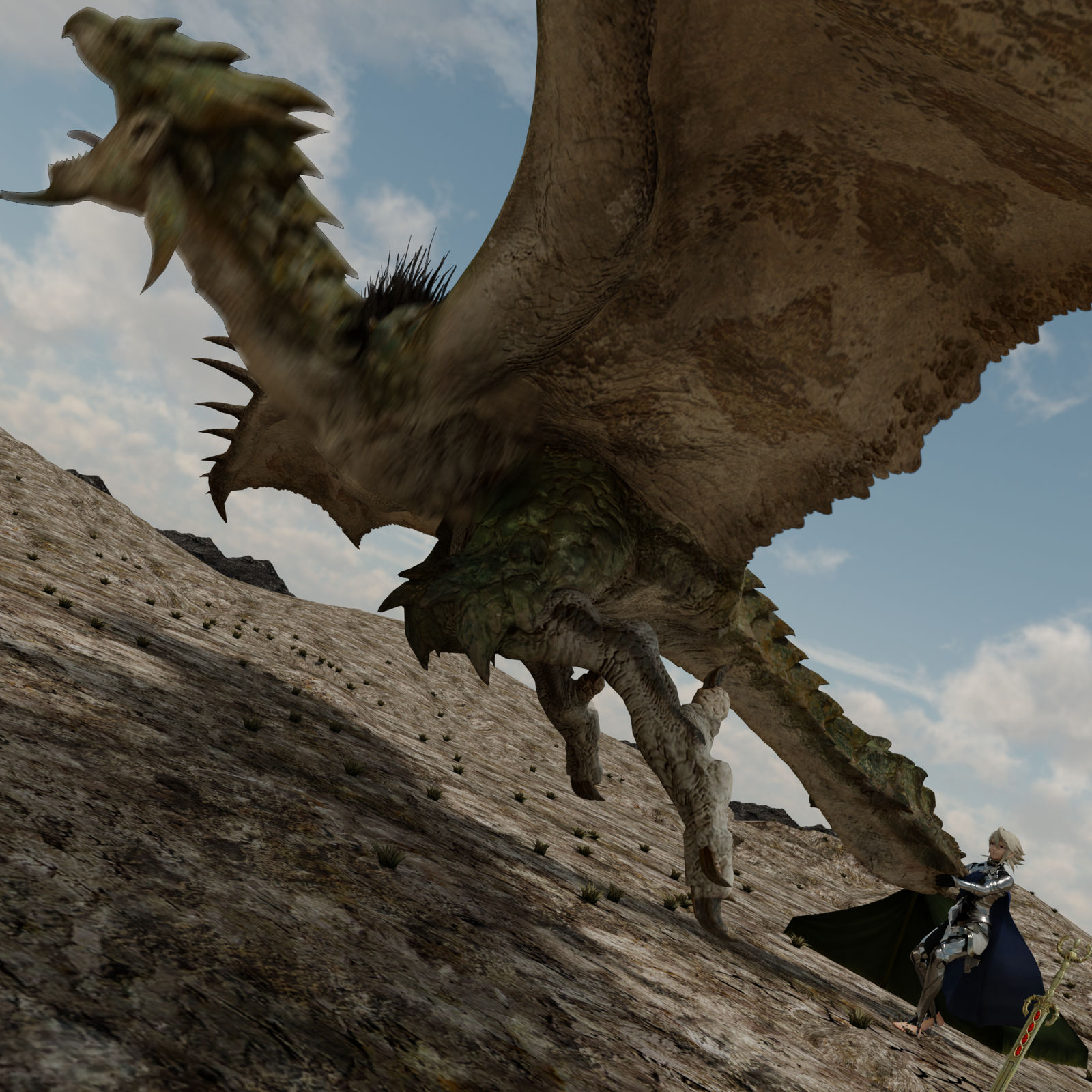 'So long, eh, Rathian!' by HietoReth on DeviantArt