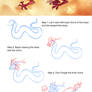 How to draw a chinese dragon step by step