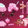 Candy world environment