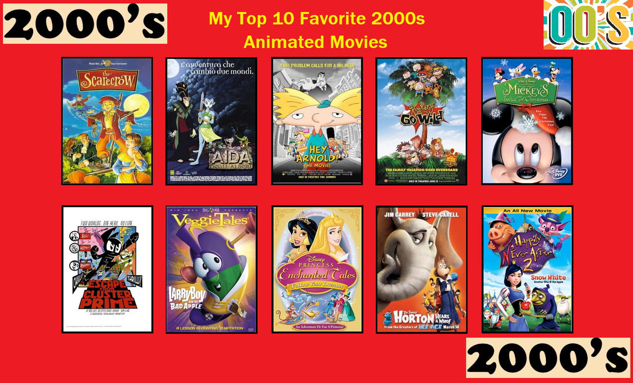 My Top 10 Favorite 2000s Animated Movies by Marciano70 on DeviantArt