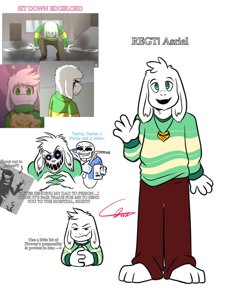 Asriel | Re-Glitchtale by rnp5324 on DeviantArt