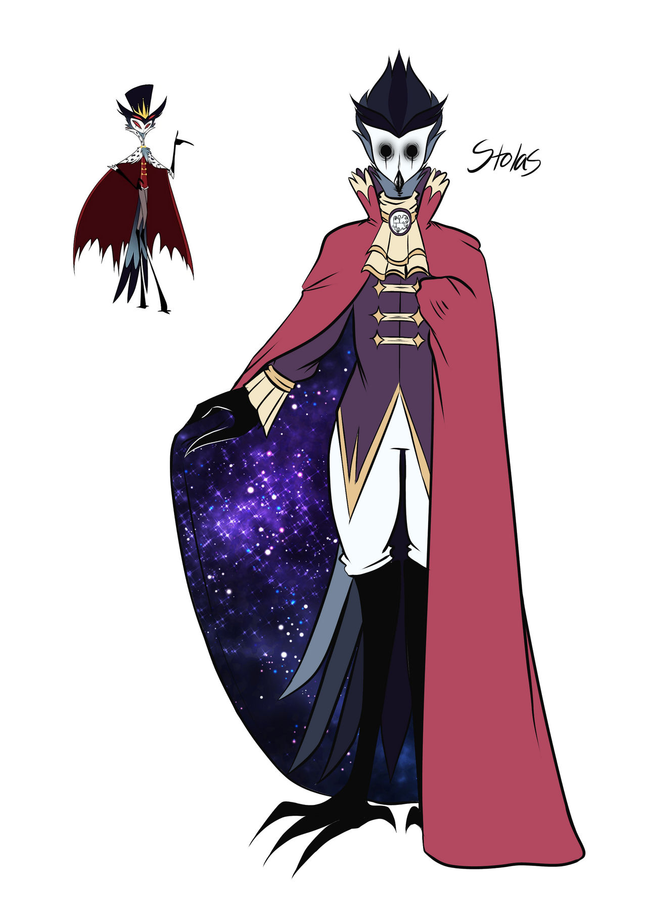 Stolas | Helluva Makeover by rnp5324 on DeviantArt