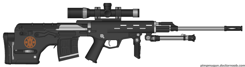 SVR sniper rifle