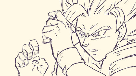 Goku: Fight Parry Animation
