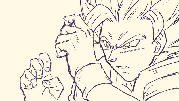 Goku: Fight Parry Animation