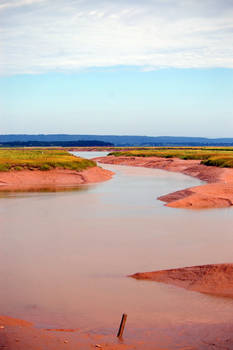 Wolfville Nova Scotia Low Tide