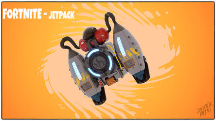 Jetpack Fortnite 3d Model Cinema 4d