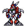 Magma Dragoon sprite in 16-bit