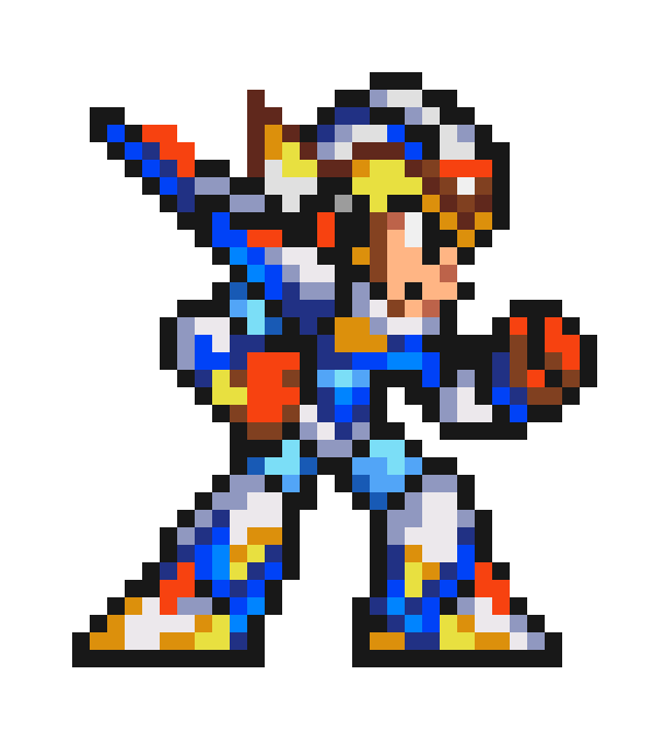 Falcon Armor in 16 bit