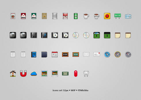 icons set 32px - WIP