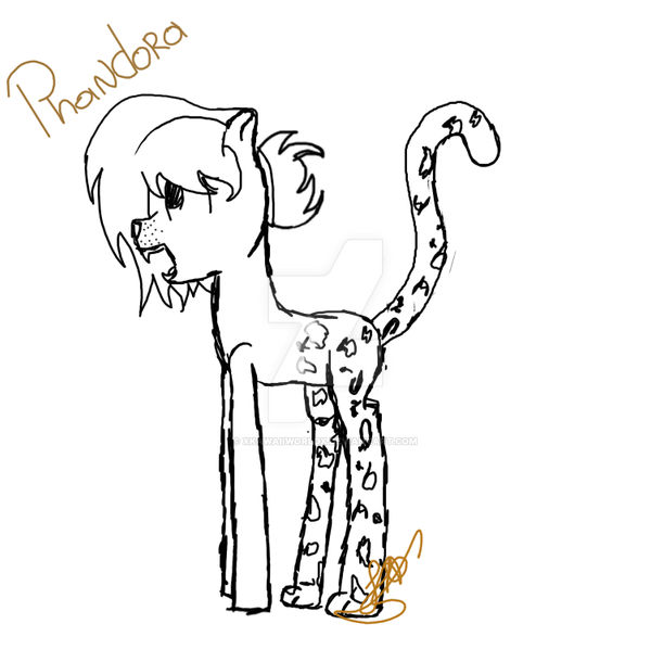 Phandora MLP Panter OC by XKawaiiWorldX on DeviantArt