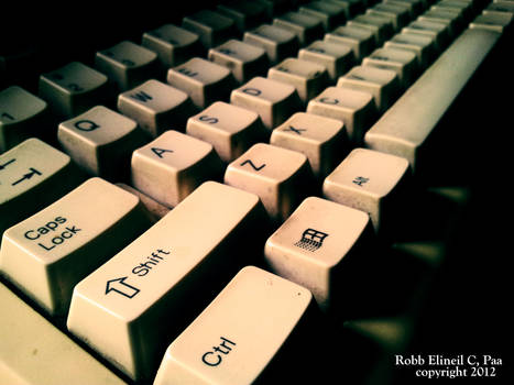 the keyboard