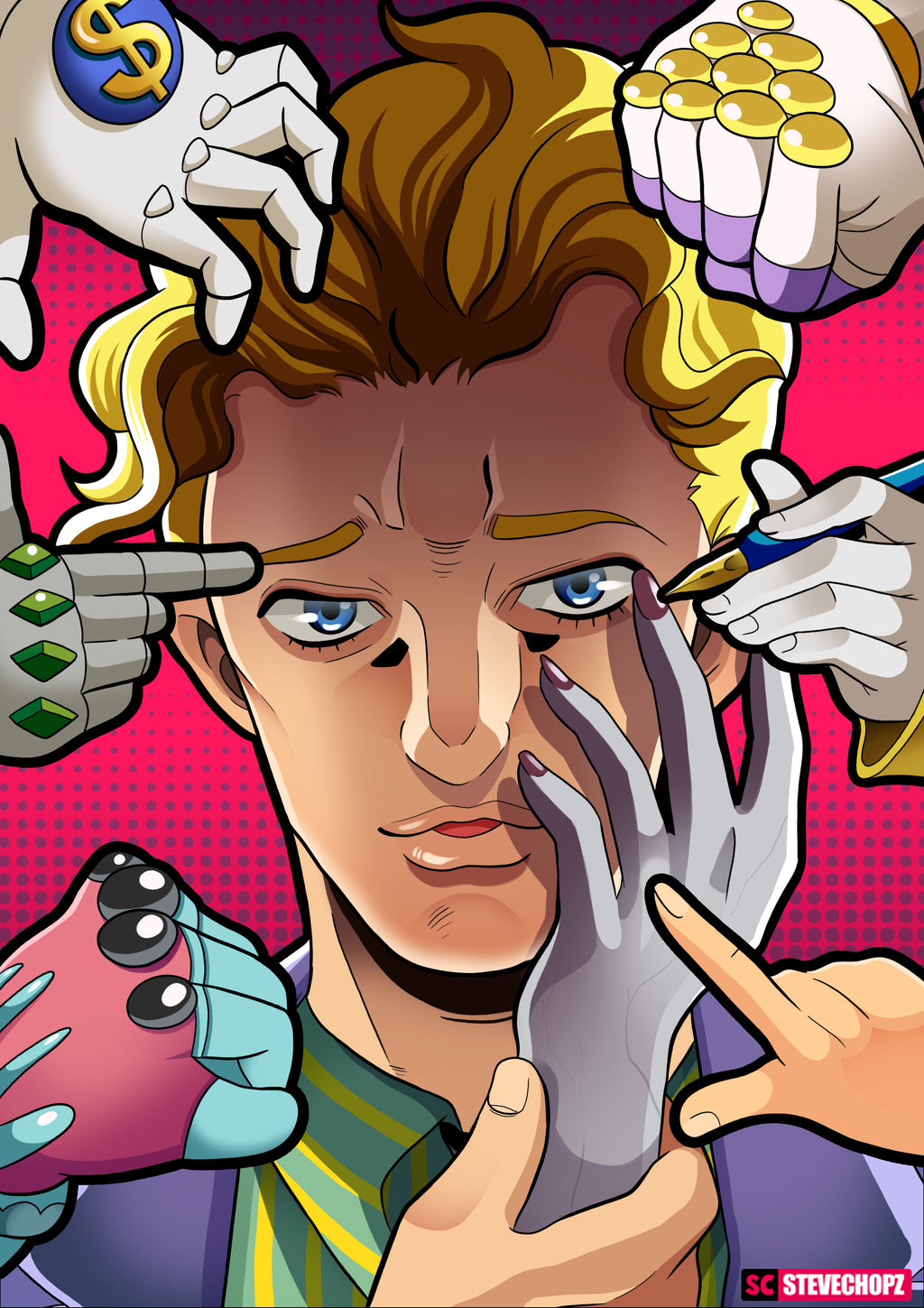 Yoshikage Kira by SteveChopz on DeviantArt