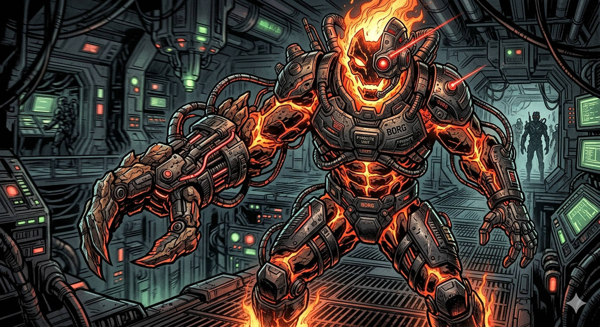 Pyronite Psyphon PYRONITE BORG by ChronoCrawlers on DeviantArt