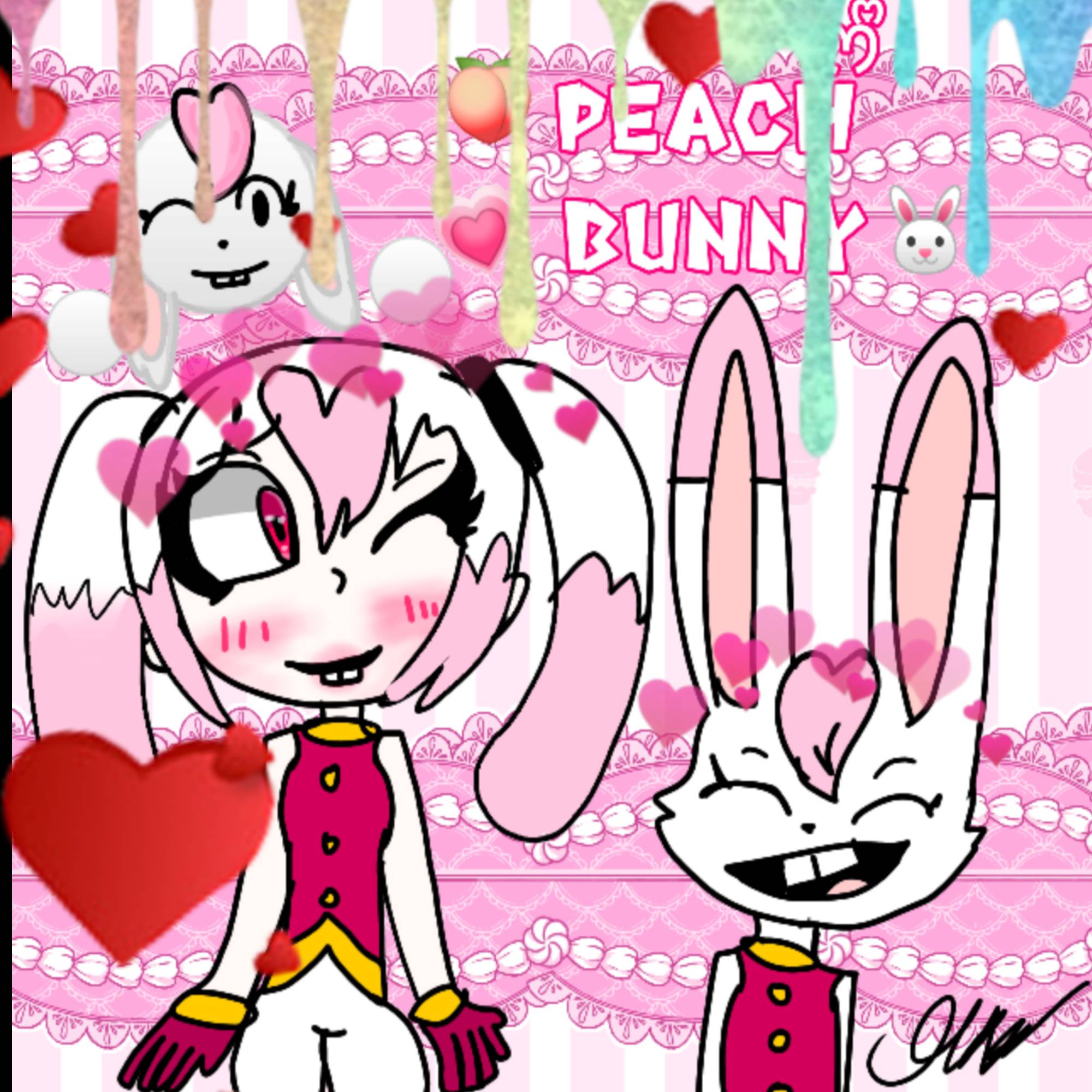 Peach Rabbit Getting Mad Peach bunny by gene09nico on DeviantArt