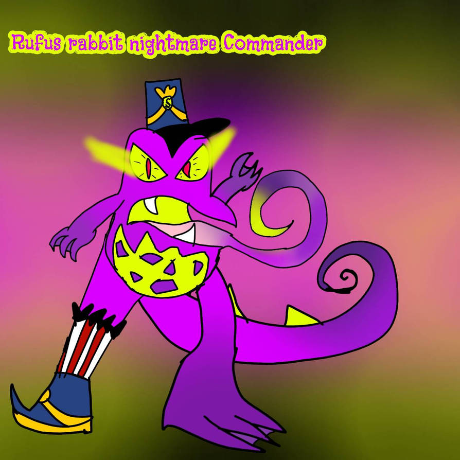 Rufus rabbit nightmare Commander by gene09nico on DeviantArt