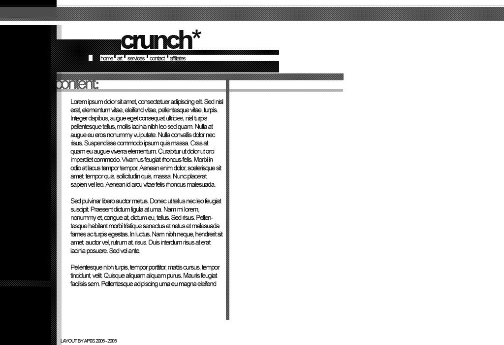 Crunch Layout crunch layout2005 by ap0s on DeviantArt