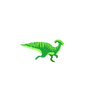 Pixel Parasaurolophus (GREEN)