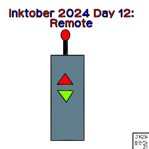 Intokber Remote Inktober 2024 Day 12: Remote (DBaN#1081) by JKC16 on DeviantArt